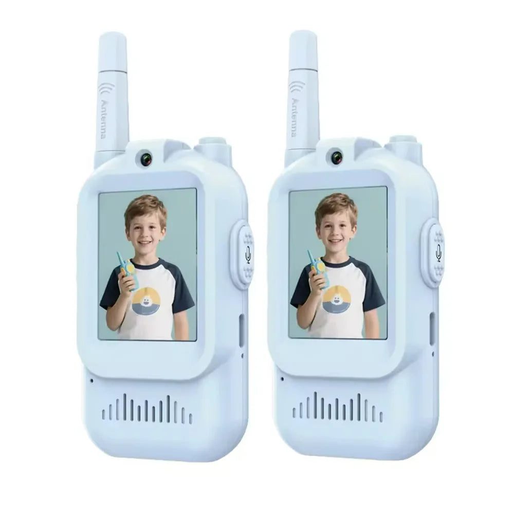 Kids Video Walkie Talkies – Rechargeable 2-Way Video Intercom (2-Pack)