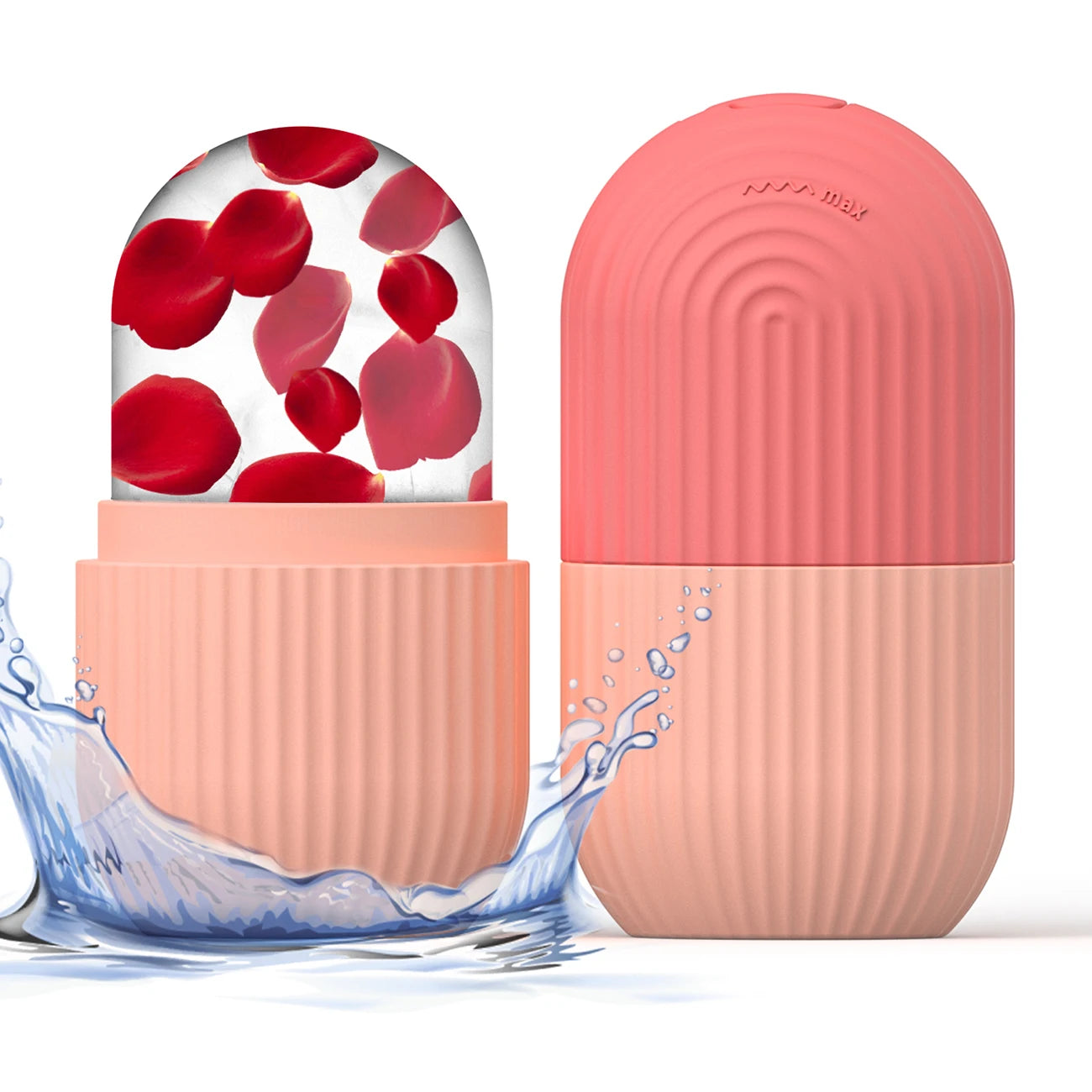 Ice Face Roller Silicone Mold - Reusable Facial Ice Cube For Glowing Skin