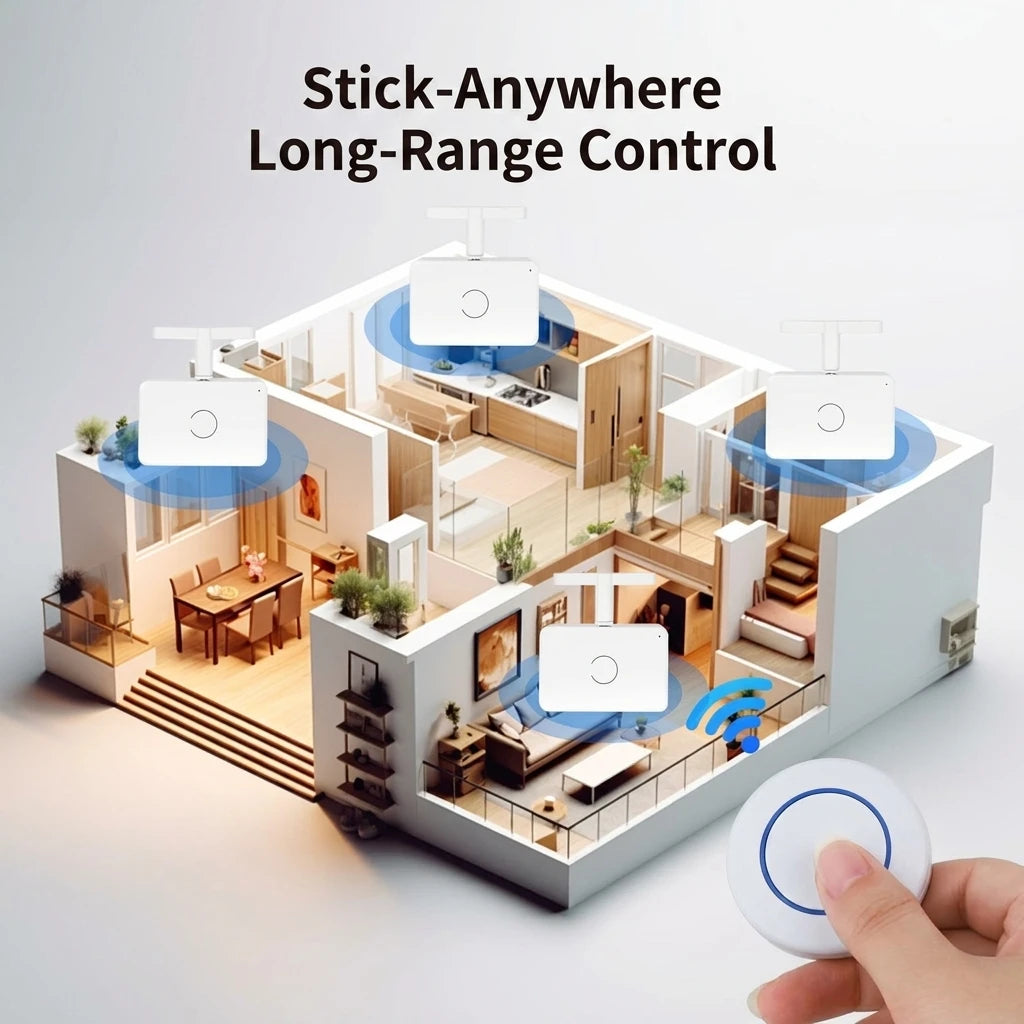 Wireless Smart Switch Button Pusher – Remote Control for Lights & Appliances