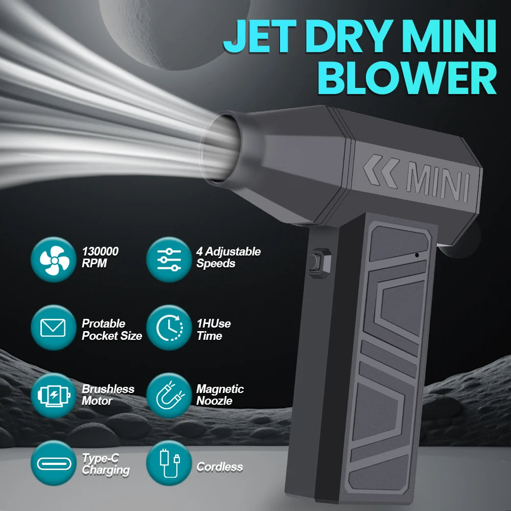Portable Turbo Jet Air Duster