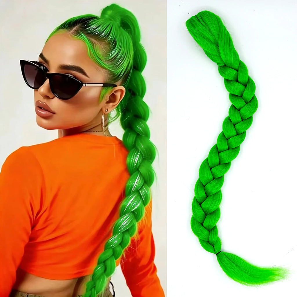 Purple Rumi Style Braided Hair Extension