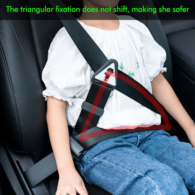 Child Car Seat Belt Positioner – Soft Adjustable Seat Belt Adjuster