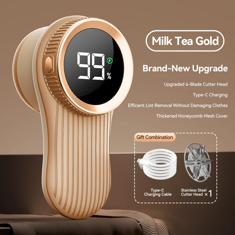 Rechargeable Fabric Shaver – Electric Lint & Fuzz Remover for Clothes