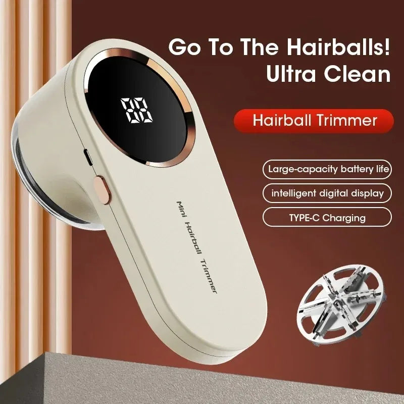 Rechargeable Fabric Shaver – Electric Lint & Fuzz Remover for Clothes