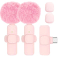 Cute Wireless Lavalier Microphone for iPhone & Android | Noise Cancelling Mini Clip Mic for TikTok, YouTube & Live Streaming