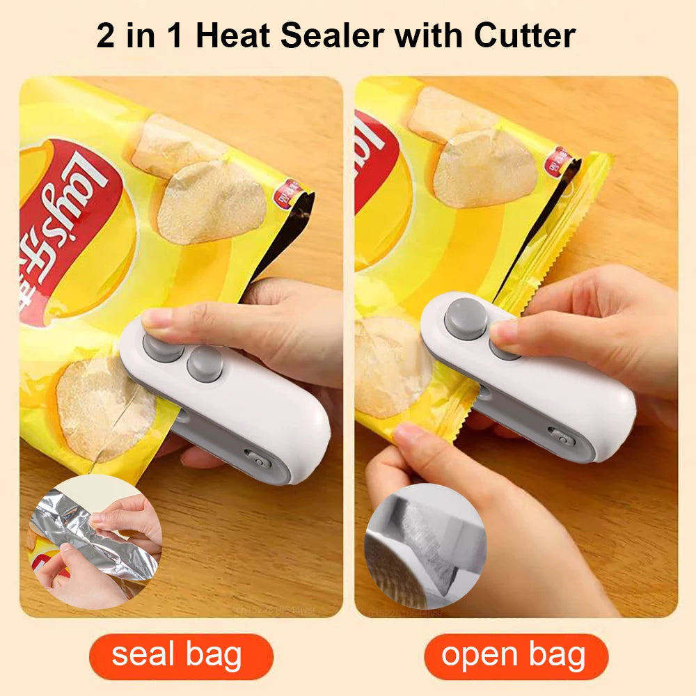 Mini Bag Sealer - Portable Heat Sealing Machine