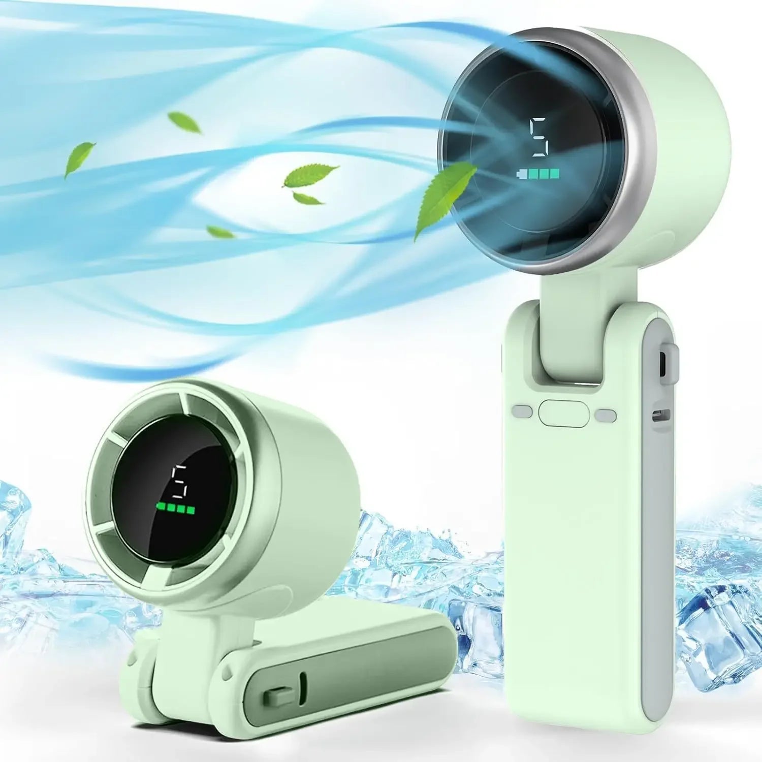 Portable Rechargeable Mini Fan – USB Cooling Fan for Travel, Office & Outdoor