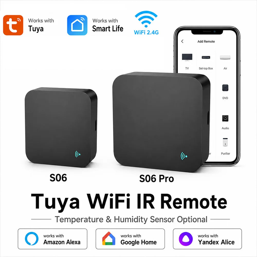 Universal WiFi IR Remote Control – Works with Alexa & Google Assistant