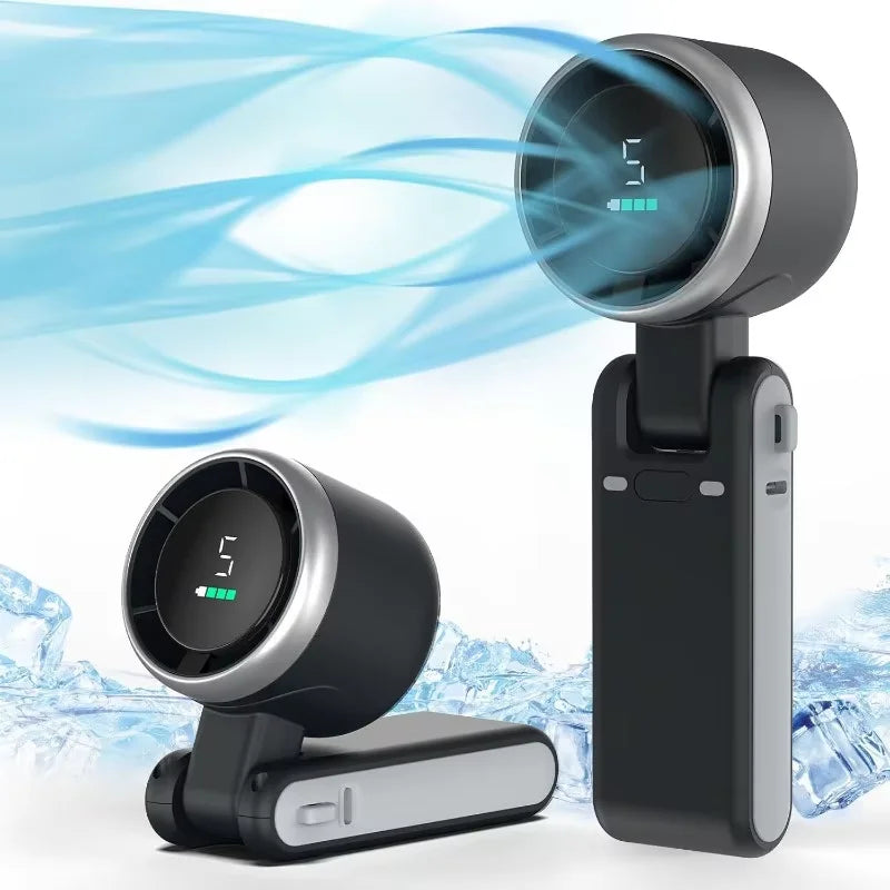 Portable Rechargeable Mini Fan – USB Cooling Fan for Travel, Office & Outdoor