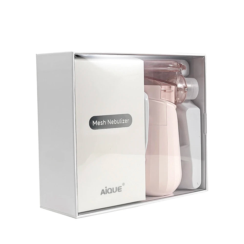 Portable Mesh Nebulizer – Silent Fine Mist Inhaler for Home & Travel