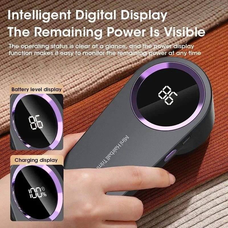 Rechargeable Fabric Shaver – Electric Lint & Fuzz Remover for Clothes
