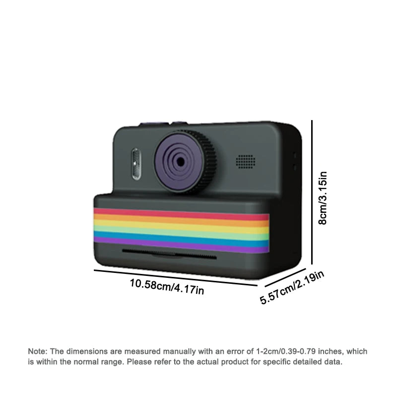 Kids Instant Print Camera – HD Digital Camera with Thermal Printer & 2.8” Screen