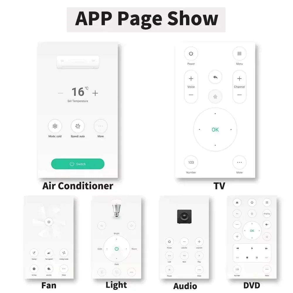 Universal WiFi IR Remote Control – Works with Alexa & Google Assistant