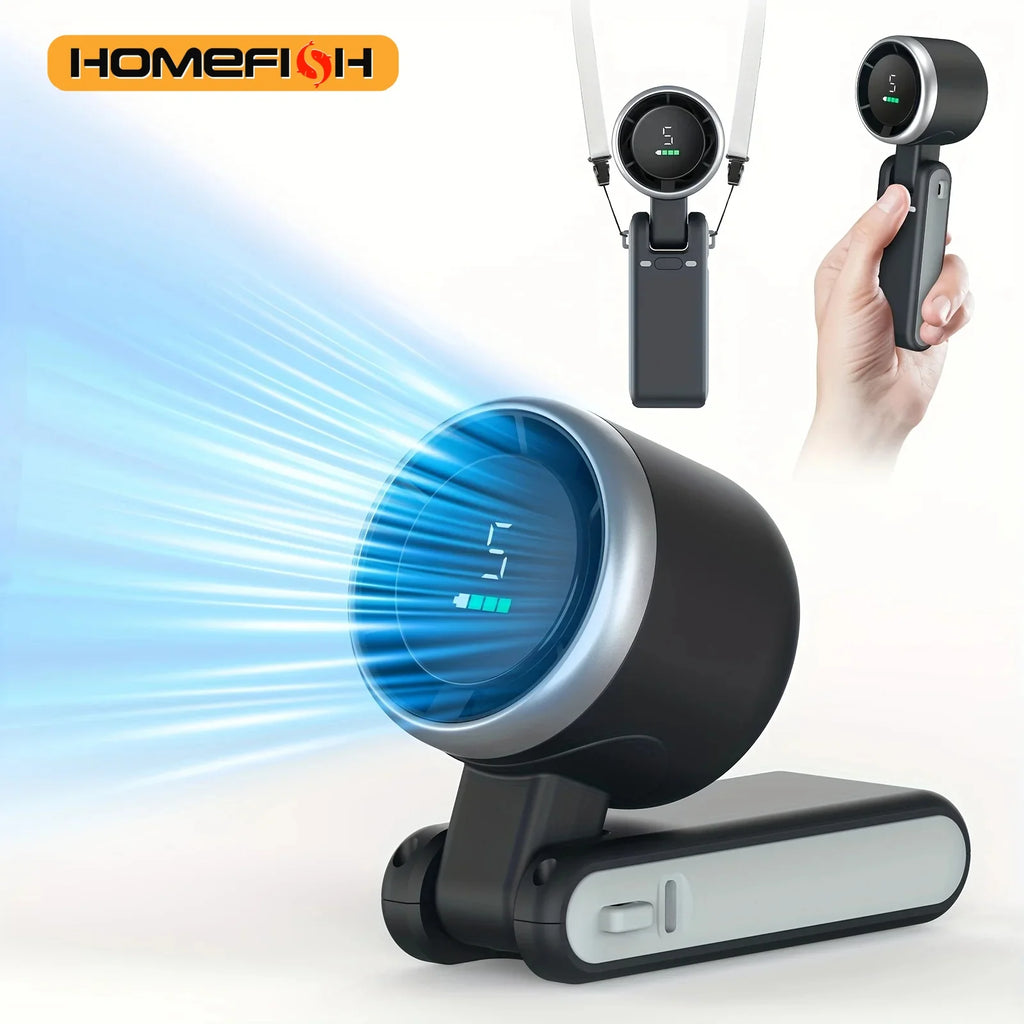 Portable Rechargeable Mini Fan – USB Cooling Fan for Travel, Office & Outdoor