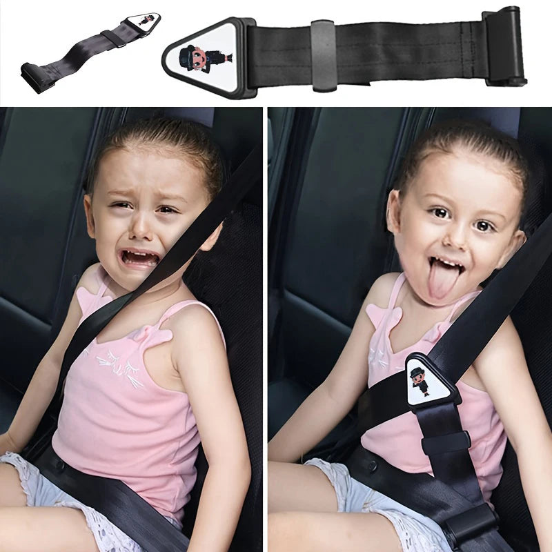 Child Car Seat Belt Positioner – Soft Adjustable Seat Belt Adjuster