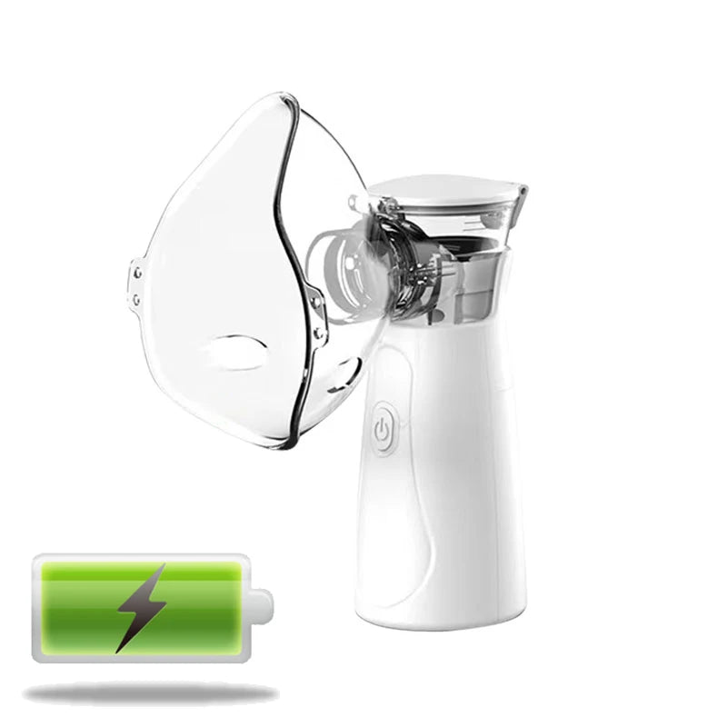 Portable Mesh Nebulizer – Silent Fine Mist Inhaler for Home & Travel